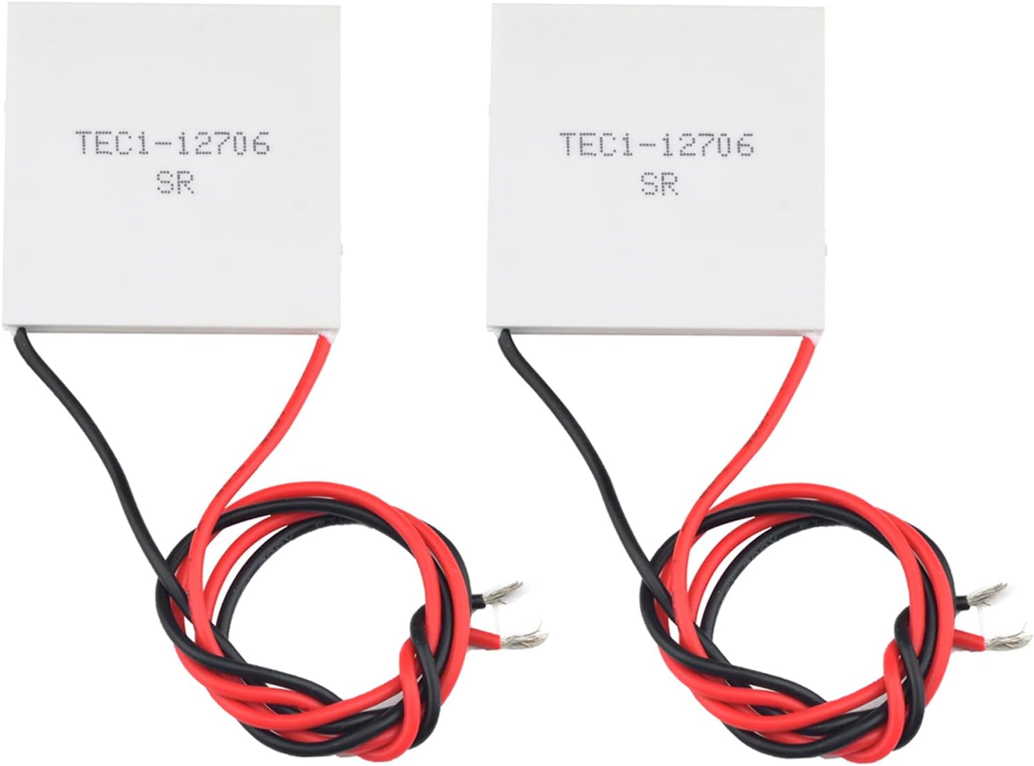 Diymore Peltier Module TEC1-12706 Heatsink Thermoelectric Cooler Peltier Element 12V 6A 60W for Cooling Heating Pack of 2