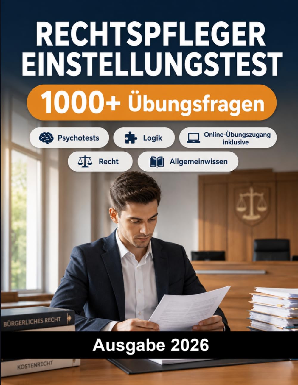 Rechtspfleger Einstellungstest: Duales Studium Rechtspflege: Deutsch, Recht, Allgemeinwissen, Logik, Konzentration, Fallaufgaben, Assessment Center und mündliches Auswahlverfahren