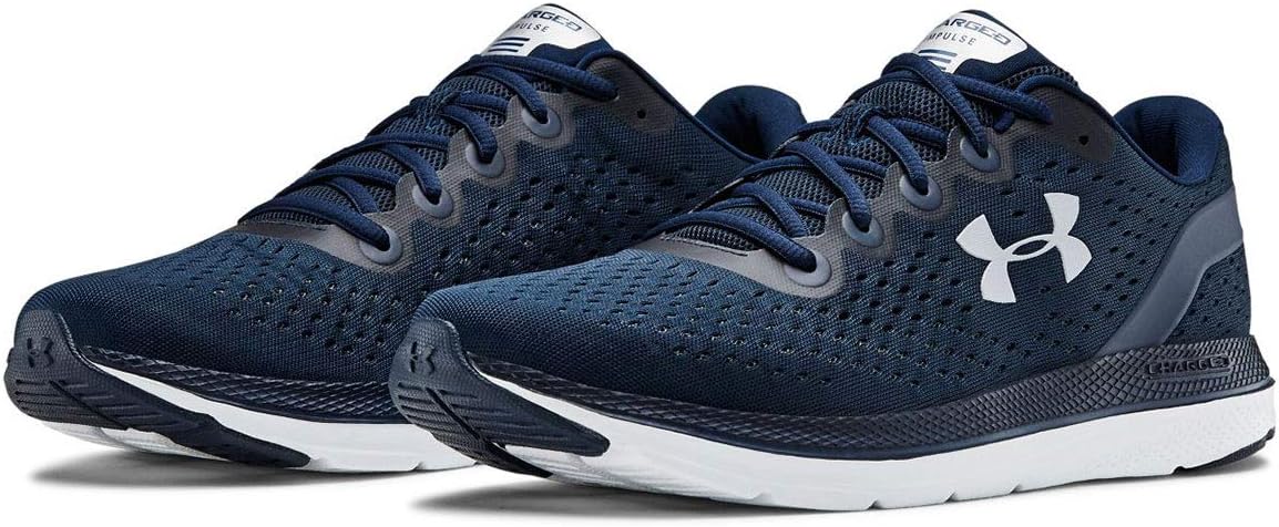 Under Armour Men's Charged Impulse Running Shoe 7.5 Academy Blue (400)/White