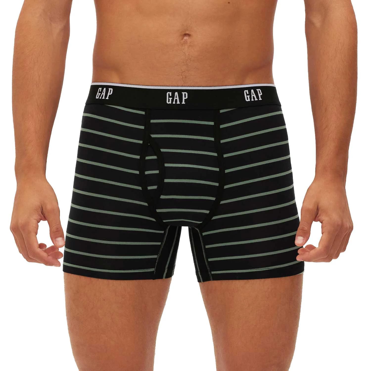 Gap Men's Underwear, Ultra Soft Modal Fabric with Fly Pouch Boxer Brief for Men, 4-Pack