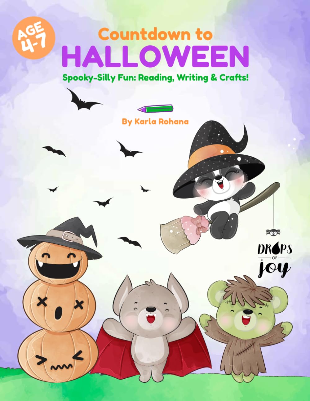 Countdown to Halloween: Spooky-Silly Fun: Reading, Writing & Crafts! (Colour & Learn)