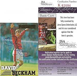 DAVID BECKHAM 1996 Merlin's Premier Gold RC #92 PSA 8 Neuf-Mt EUR 122