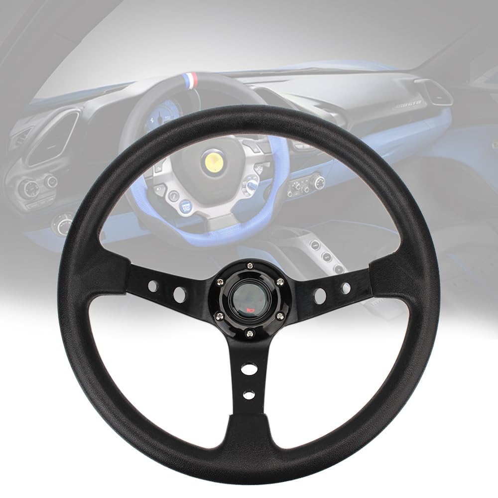 Volante da Corsa Universale,Volante Sportivo For auto da corsa, drifting, volante sportivo, universale for 14 pollici