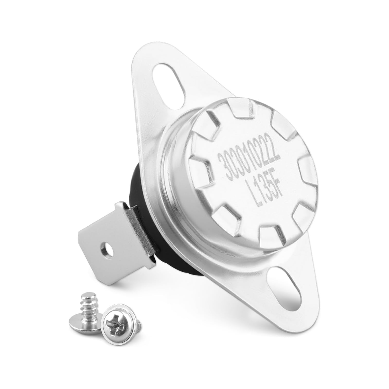 Mekalero Easy Installation High Limit Thermostat Switches Automatic Reset Metal Texture for Pool Heater Operations Heater