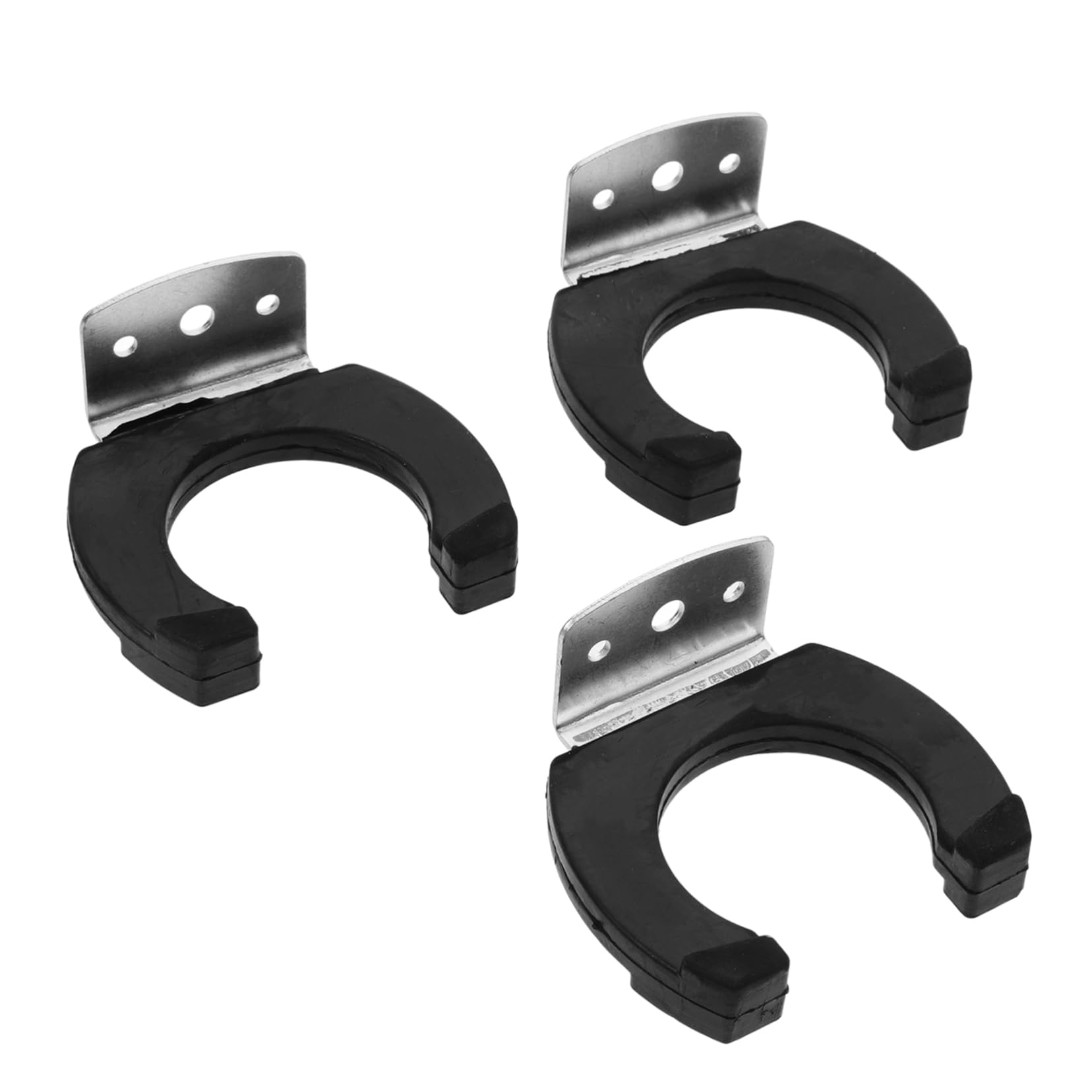 HANABASS 3Pcs Wall Mounted Microphone Holder Durable No Wire Mic Hanger for Broadcasting Ktv Lightweight and Practical Mic Accessories for Studios Home Use