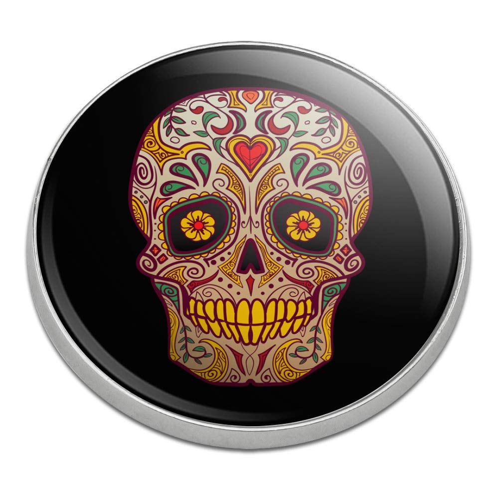 GRAPHICS & MORE Skull Day of The Dead Southwestern Golfing Premium Metal Golf Ball Marker