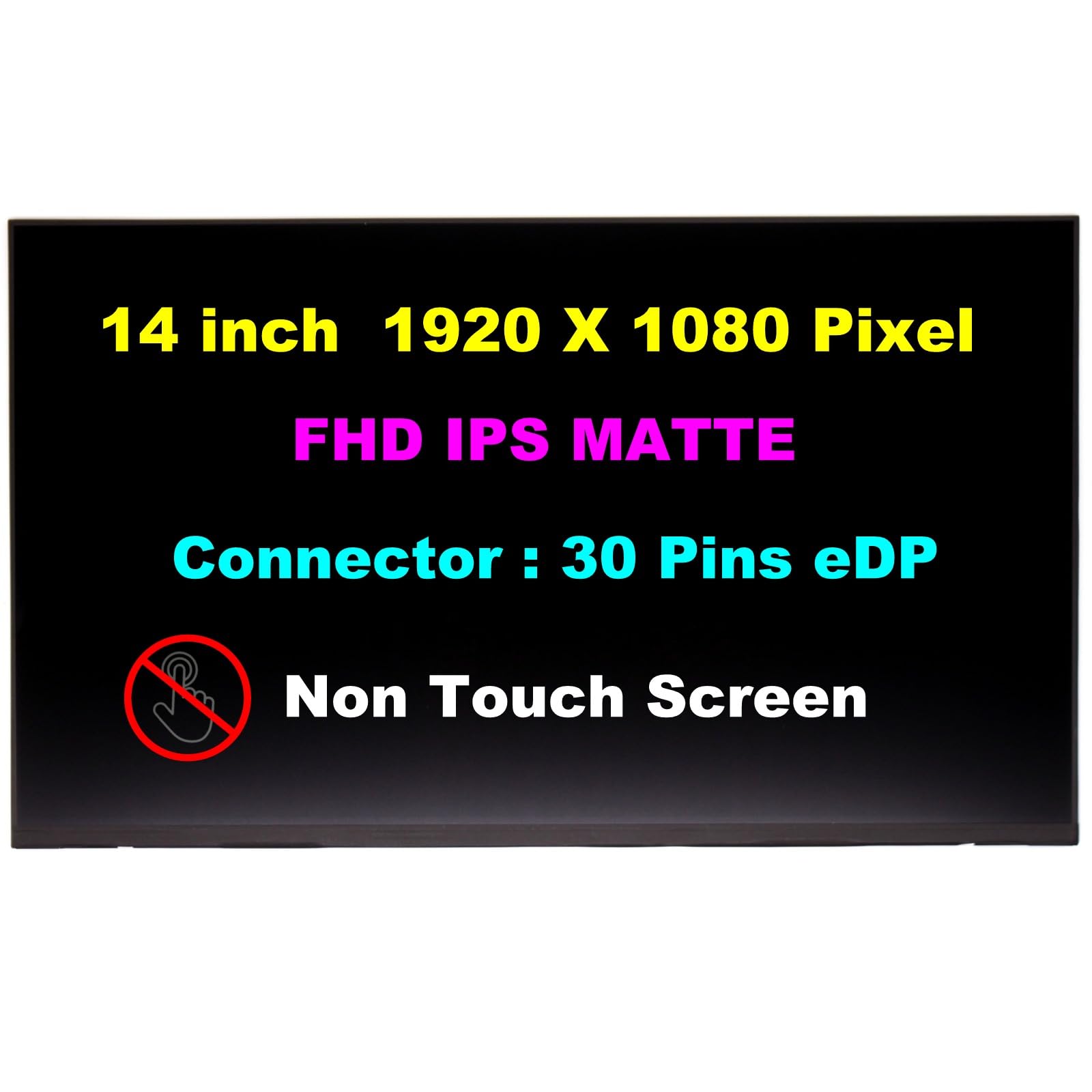 Nuovo 14,0" FHD (1920x1080) Sostituzione dello schermo LCD a LED per Dell Latitude 5430 PN 00HXCK LP140WFH (SP) (M2) Latitude 5430 P/N R100T, FXXHW CN-0FXXHW Pannello display opaco per laptop 30 pin