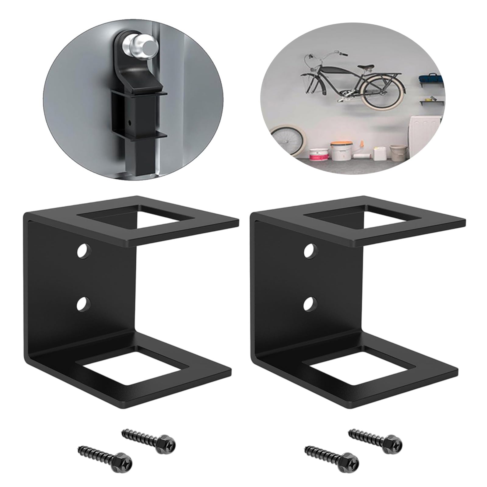 Ganci per rimorchio Supporto per Rack stoccaggio Mantieni Gancio Traino da 2 Pollici Sicuro nel pianale del Pick-up o nel Garage per l ' Installazione del pianale del Camion Ganci