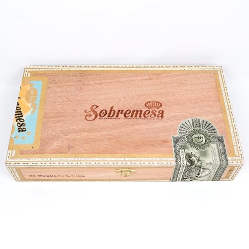 Sobremesa Robusto Largo Parejo Empty Wood Cigar Box 11.5" x