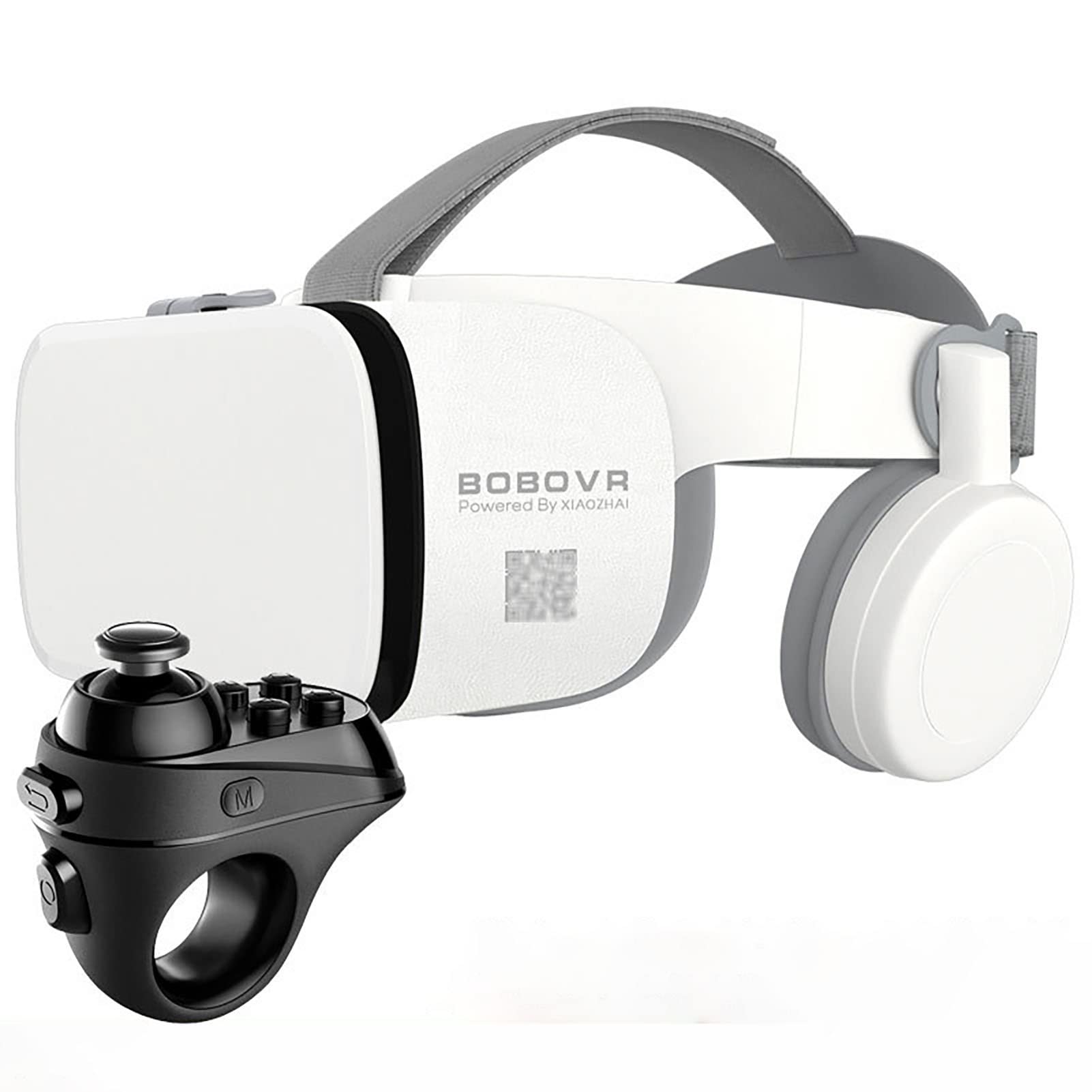 Gafas Realidad Virtual Pantalla Completa Gafas 3D VR con Control Remoto, Gafas Estéreo Originales 3D VR para iPhone 14 13 12 11 Pro Mini X R S MAX Samsung Galaxy Juego Realidad Virtual para Teléfonos