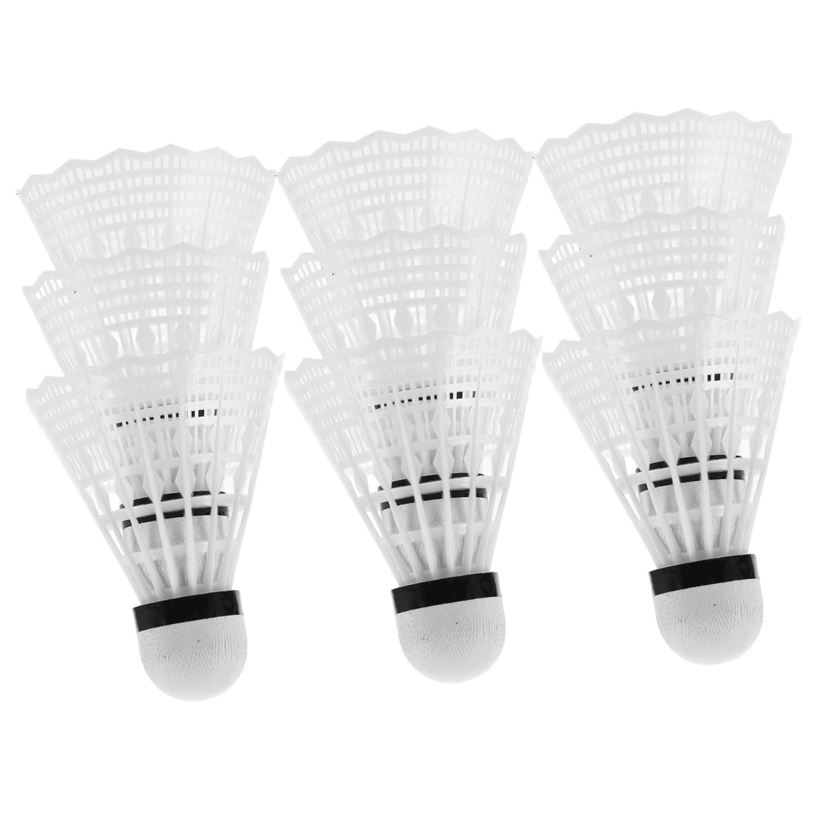 SUPVOX 12-Pack Outdoor Badminton Birdies Nylon Shuttlecocks Balls for Boys and Girls Games