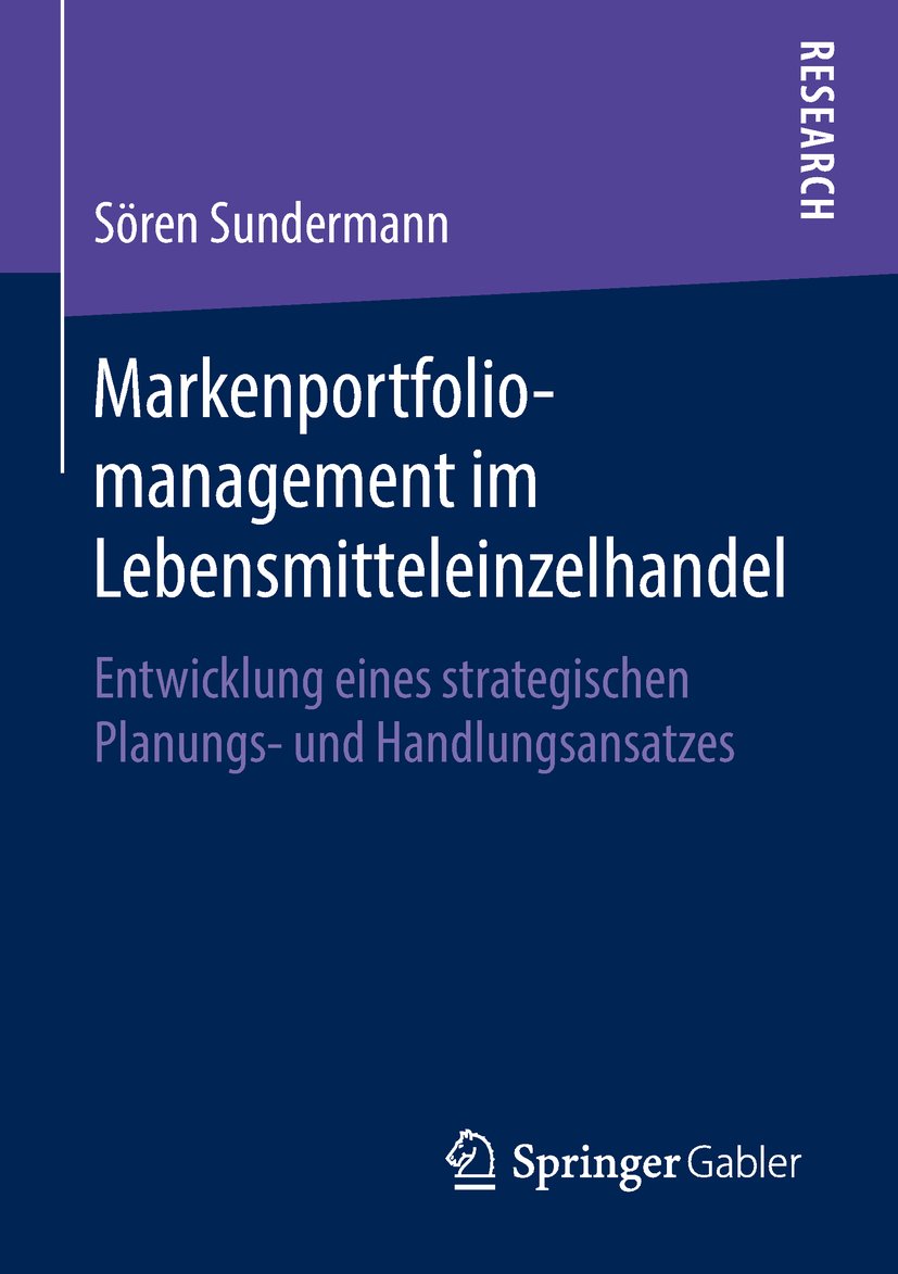 Markenportfoliomanagement im Lebensmitteleinzelhandel livre stratégie marketing retail