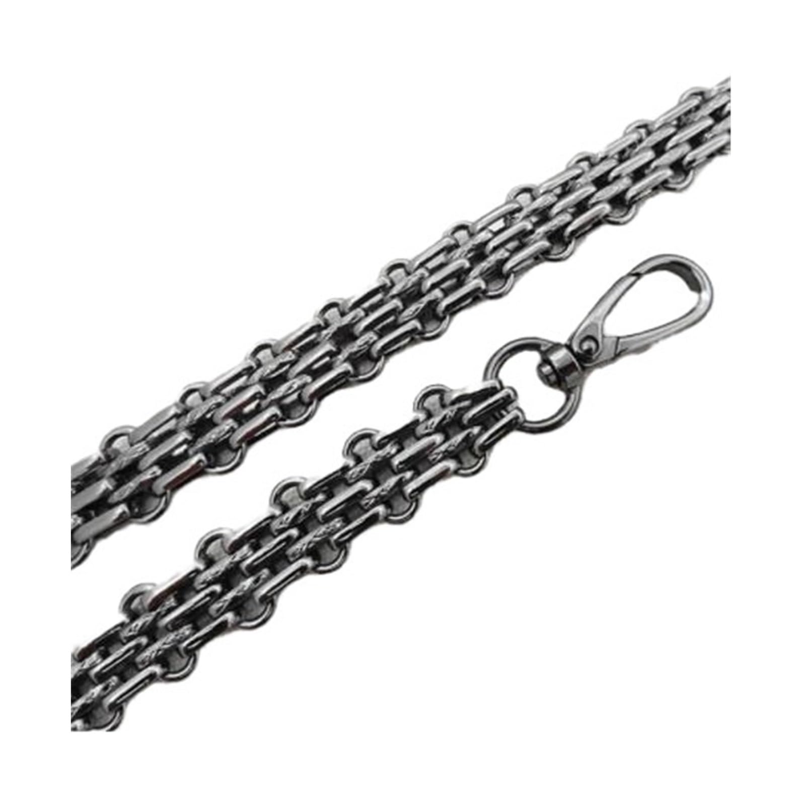 Correa de Repuesto for Bolso Mano, Acero y Cadena Metal, 60/100/110/120/130/140 cm, for, Hombro, Cruzado con asa (100 cm)(100cm)