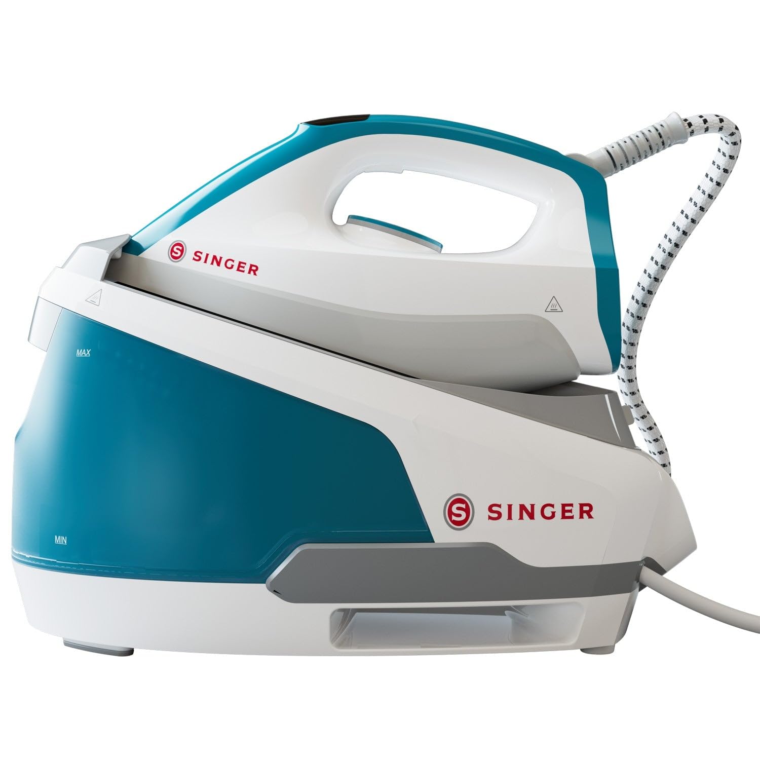 Fer à repasser Singer 2200W avec semelle inox et débit vapeur continu