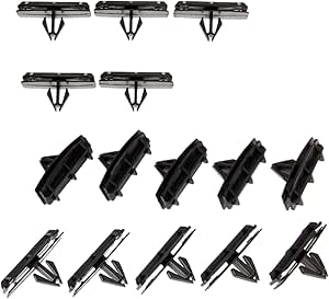 ECF505 Lot De 10 Clips De Fixation Pour Panneau Extérieur En