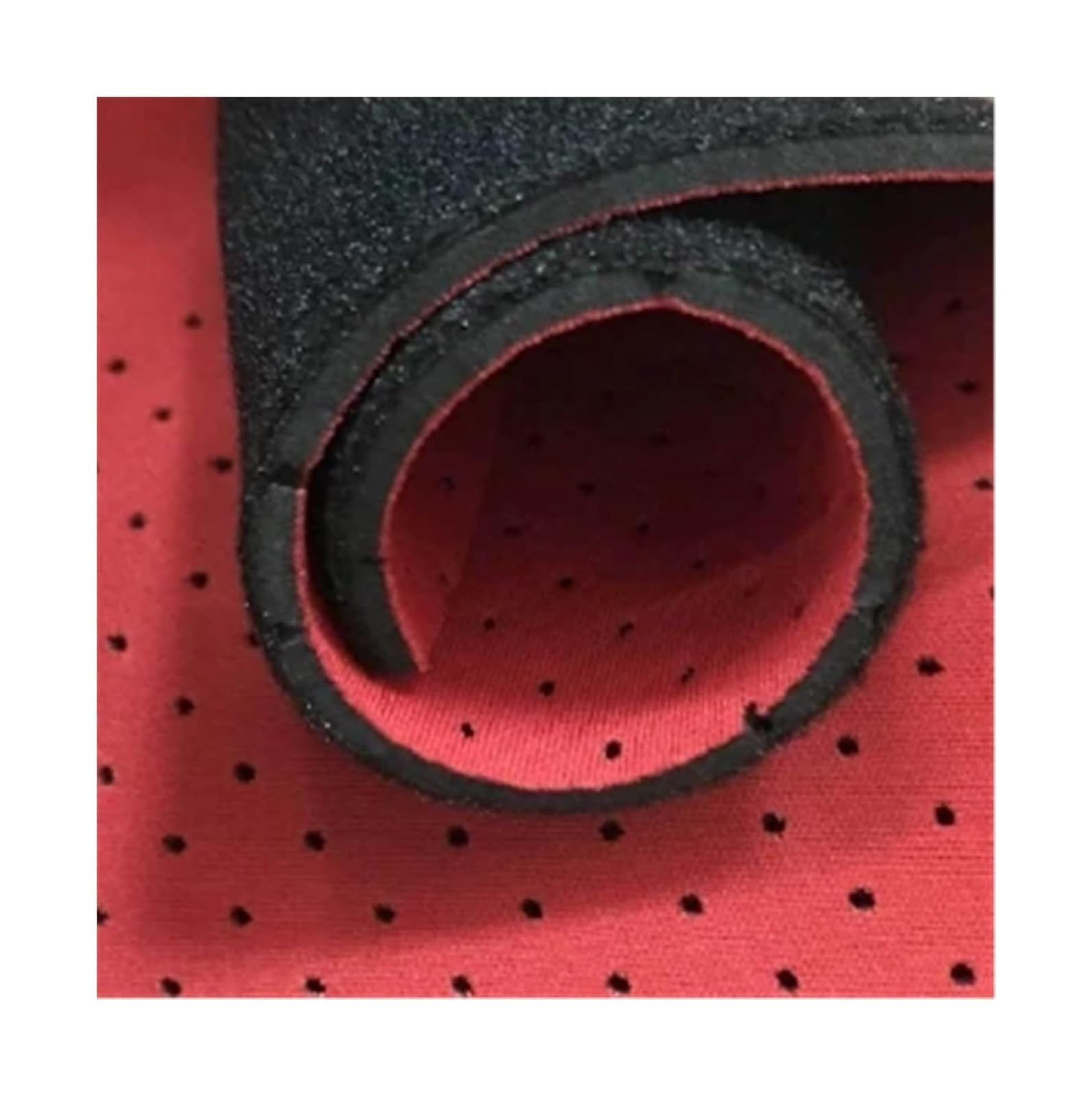 Tissu néoprène respirant 3mm SBRFabric rouge contre l'humidité