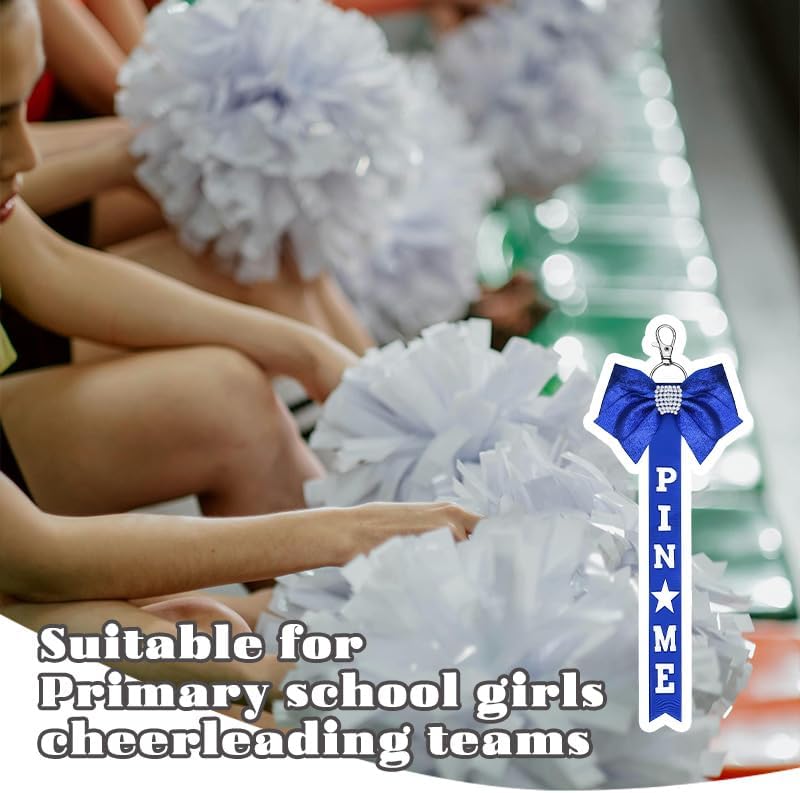 YALLNASL Pin Me Ribbon for Cheer Bag Backpack Cheer Keychain for Women Girls Cheerleader Graduation Gifts for Daughter Niece - Image 2