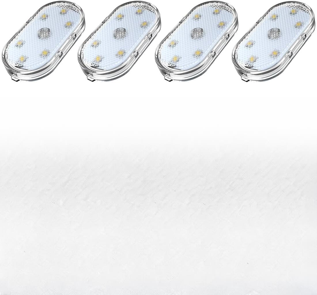 Tfasdlpnbse Colorfullight Car Ceiling Lights For Alfa Romeo Tonale Rwd Suv 2024,Car Led Interior Lights Magnetic Sensor Light Car Trunk Light,4 Piece A-Colorful Light