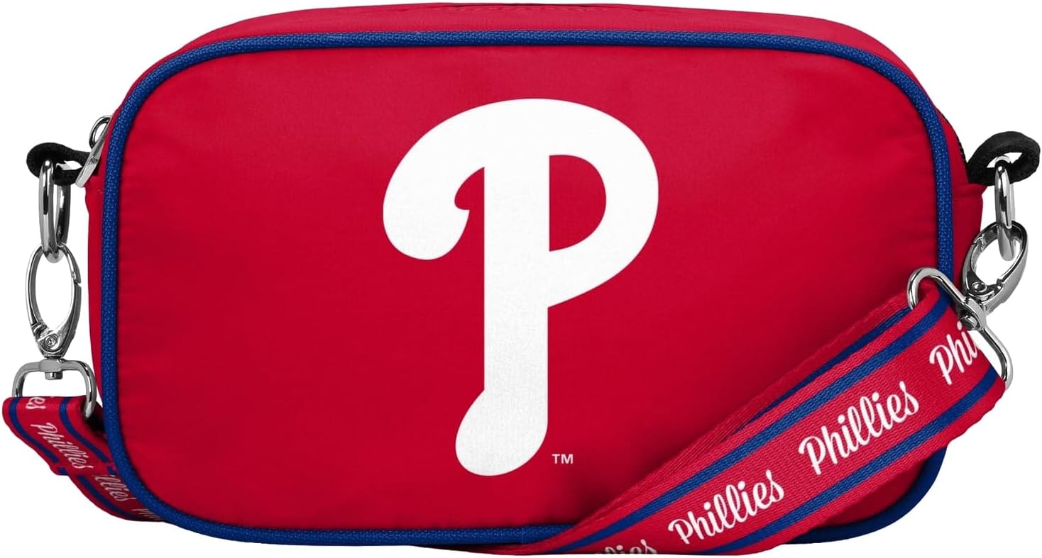 FOCO MLB Team Logo Crossbody Ladies Bag, Philadelphia Phillies