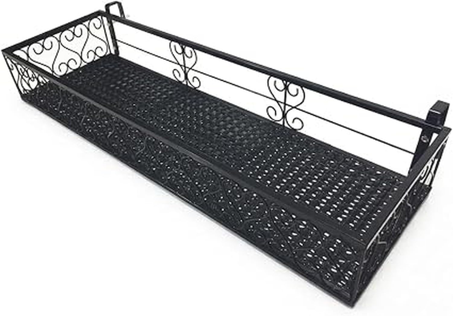 Wandregal Pflanzenständer aus Metall, Hängeblumenregal für Innen, modulares Pflanzenträger-Set zur Dekoration im Wohnzimmer Flur, für Blumentöpfe, 50x25x12cm, 50x25x12cm