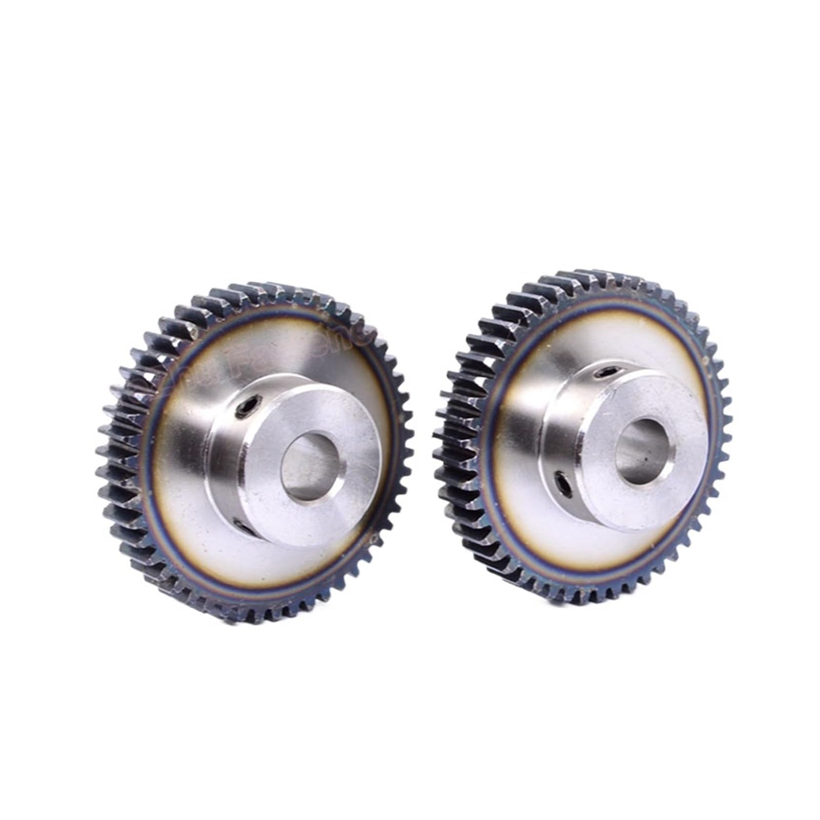 Bevel Gear Pinion Hardware Mechanical 1PCS 1M 40T-66T Spur Gear Bore 8mm Model 1 Motor Gear with Step OD 42mm-68mm Carbon Steel Quenching(48 Teeth)