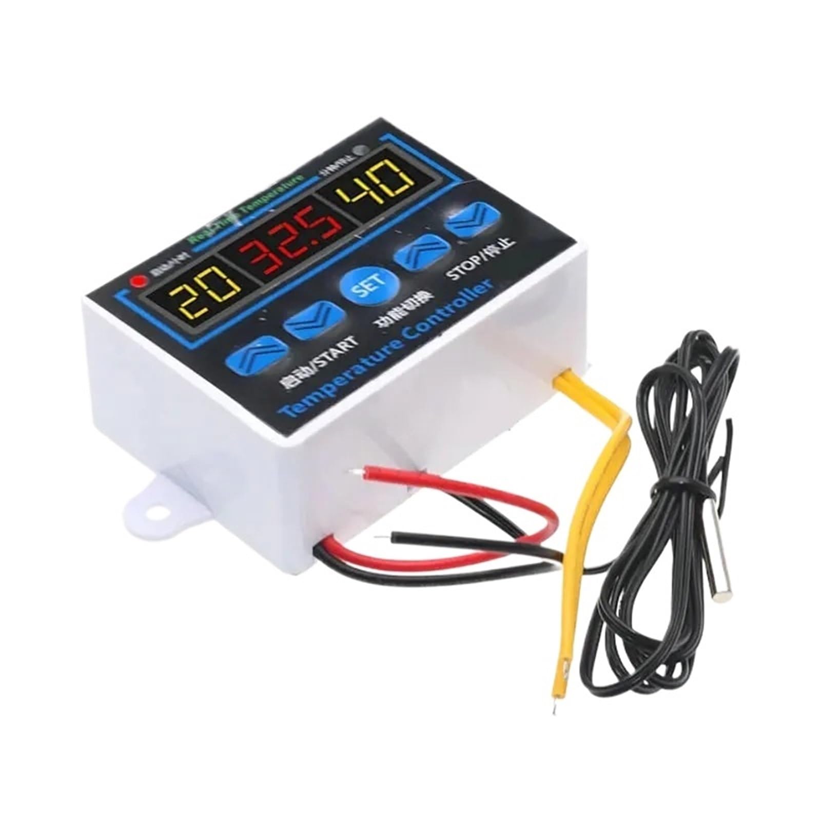 AC220V DC12C 10A Digital LED Temperature Controller Thermostat Control Switch Sensor(DC 12V)