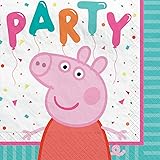 Amscan Peppa Pig Confetti Party Beverage Napkins 16-Pieces Set