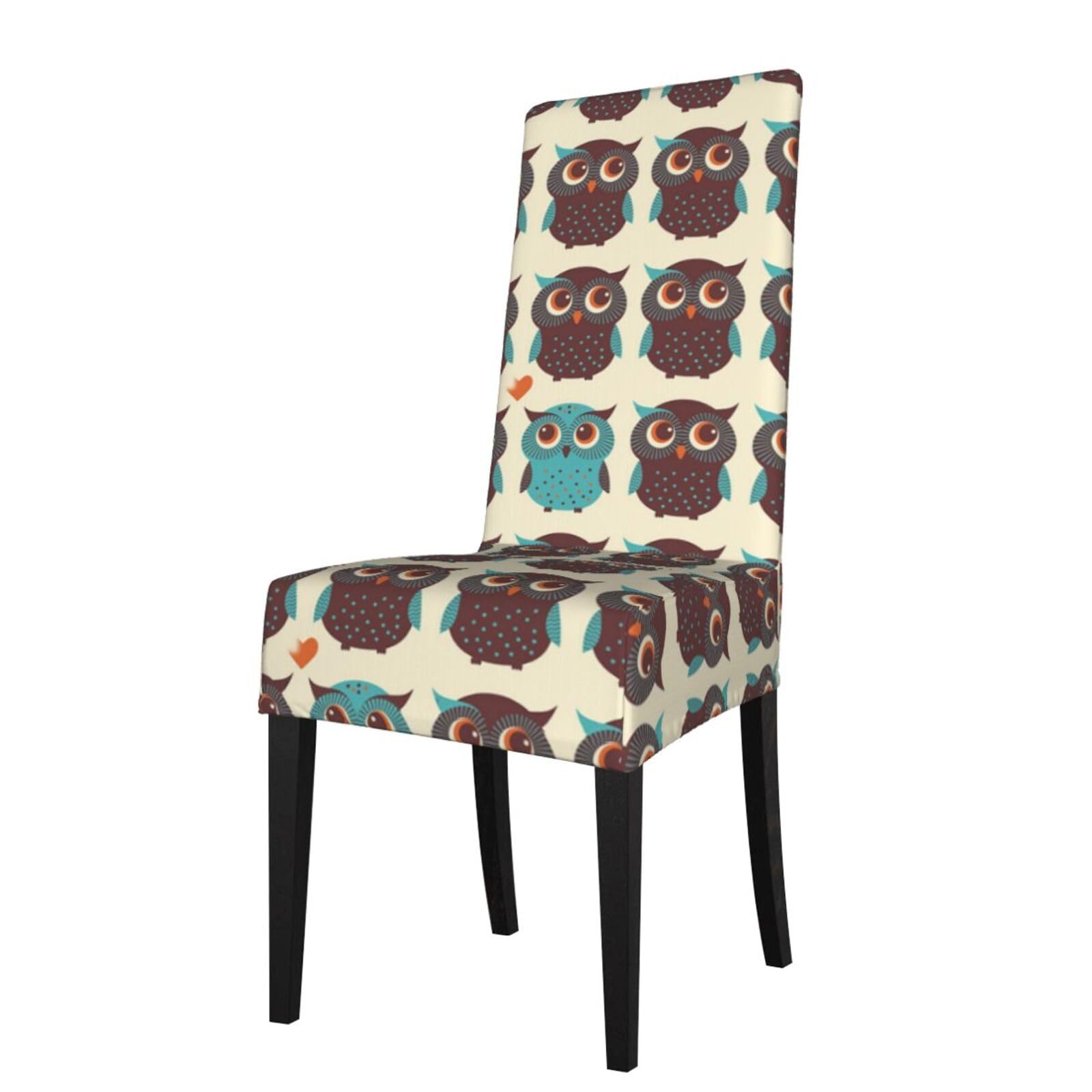Lkymoh As Picture Owl, Chair Covers Stretch Chair Slipcovers For Dining Room, For Party Pet Protection Universal Fit Soft Polyester