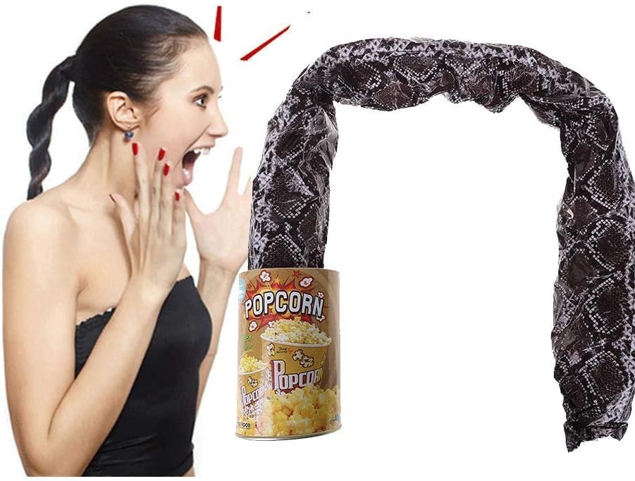 CXAFQ Popcorn Snake, Scary Snake Prank Toy, Tricky Toy, Can Jump Spring Snake Toy, April Fool Day, Party Decoration Jokes - Image 2