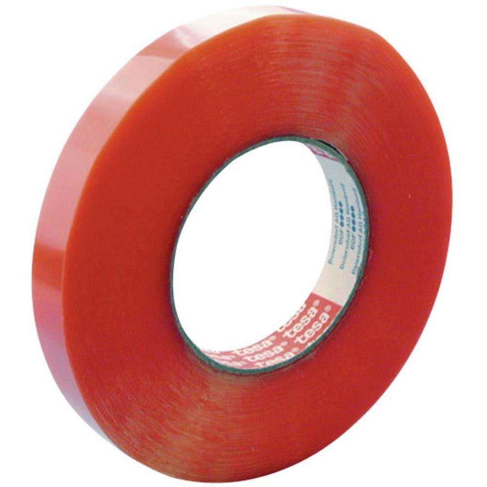 Tesa 04965-00179-00 Adhésif double-face, Transparent, 50 m x 25 mm