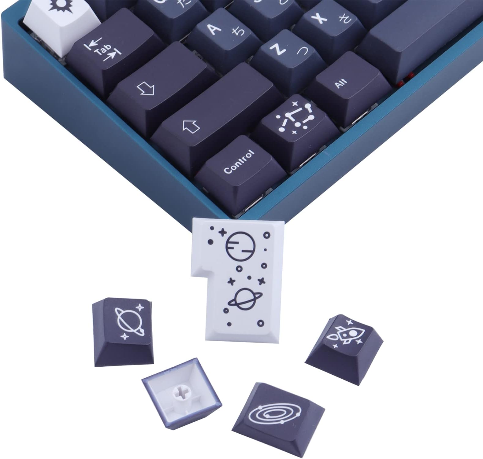 PBT Keycaps 135 Keys Japanese Mecha Keycap Set Cherry Profile Dye ...