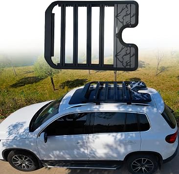 Roof Rack Platform Rooftop Cargo System Fits for Subaru XV Crosstrek 2018-2024 Heavy Duty Flat Rack