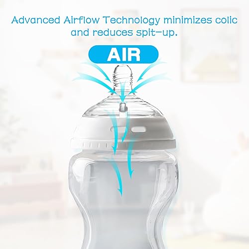 Miniatura 4 de 4 pezones de silicona para botellas anticólicos de inicio natural y botellas anticólicos avanzadas y botellas C a naturales y botella NUK Simply