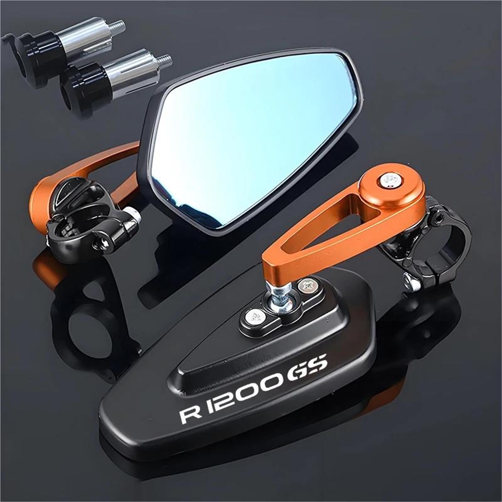 Espejo retrovisor de motocicleta R1200 GS con acabados resistentes y cristal de alta claridad