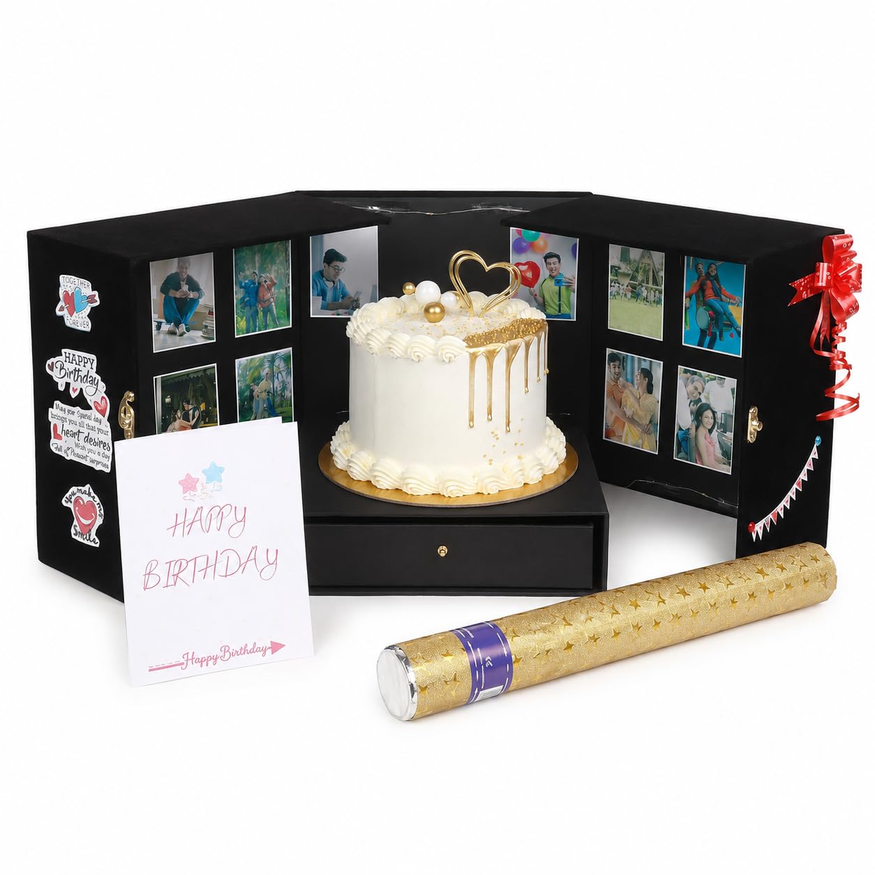 Personalized Cake Box - Surprise Gift Set -1 Personalized Cake Box - Surprise Gift Set -1