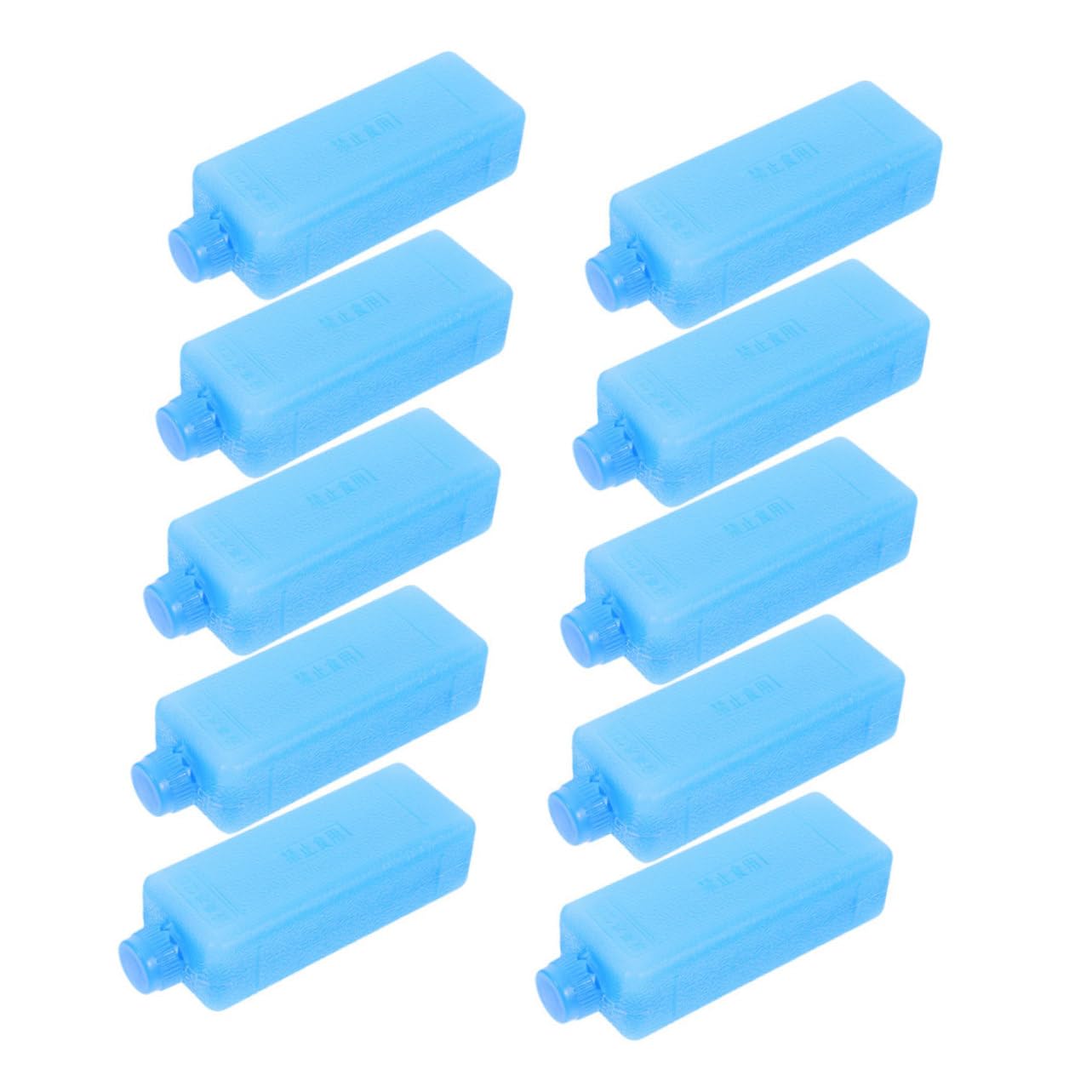 VICASKY 12pcs Ice Crystal Boxes: Reusable Ice Packs Freezer Blocks Coolers Cooling Case for Air Conditioner Fan Portable Cooler Camping Picnic Lunch Boxes