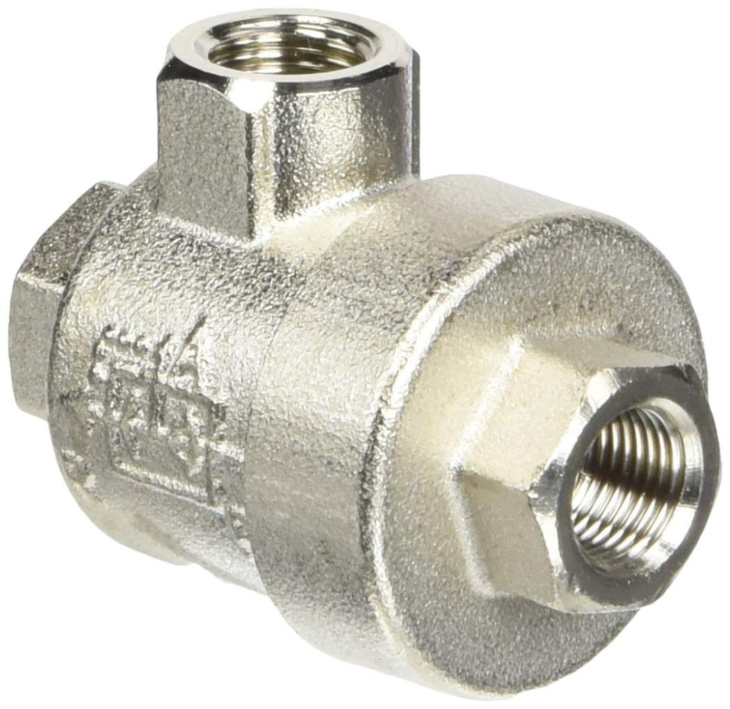 Parker 7970 10 10 Pneumatic Metal Quick Exhaust Valve, NickelPlated