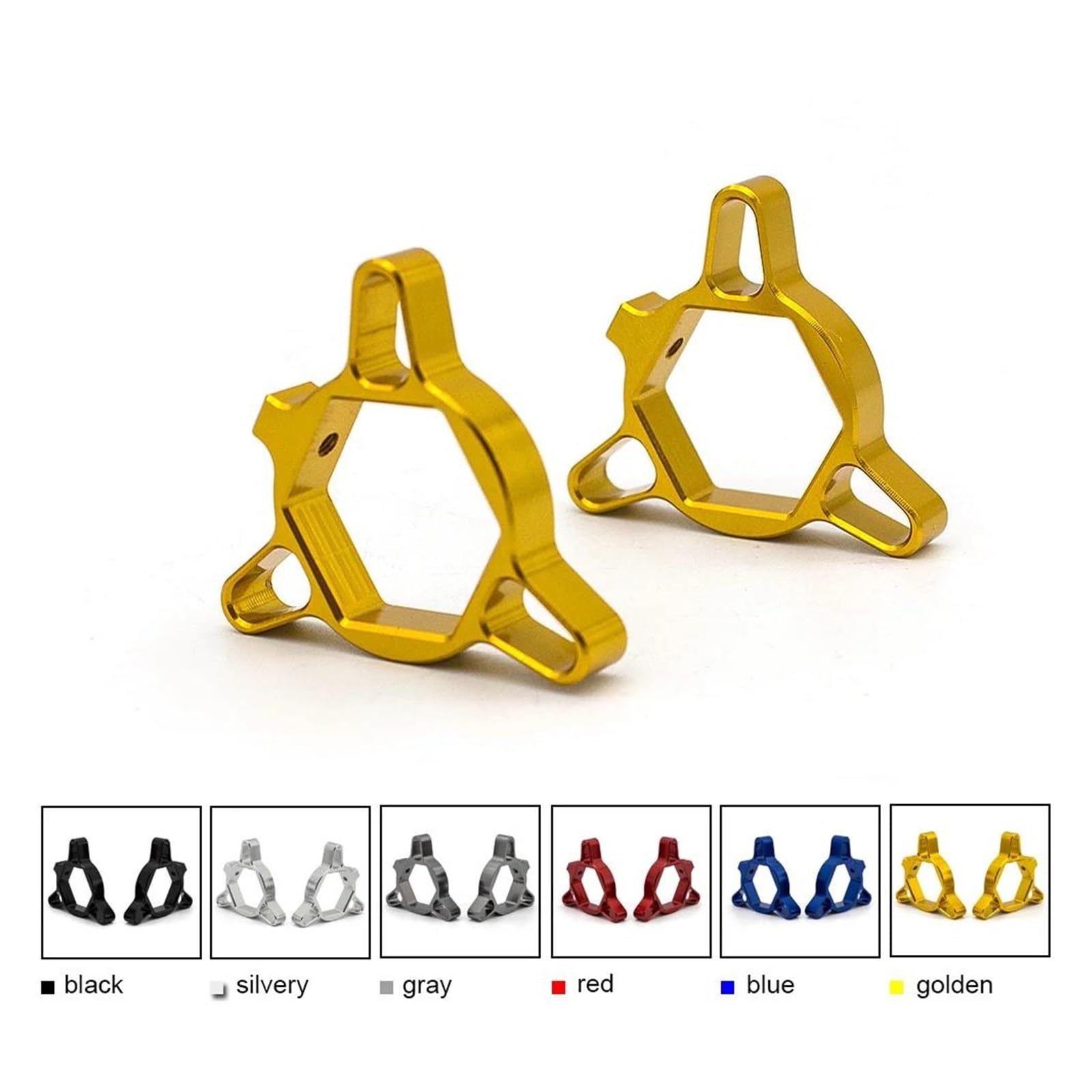 Regolatori Precarico Forcella Anteriore per KA&WASAKI ZX-10R Z750 ZX6R ZZR1400 Z800 Moto 14mm Ammortizzatori Forcella Precarico(Nero)