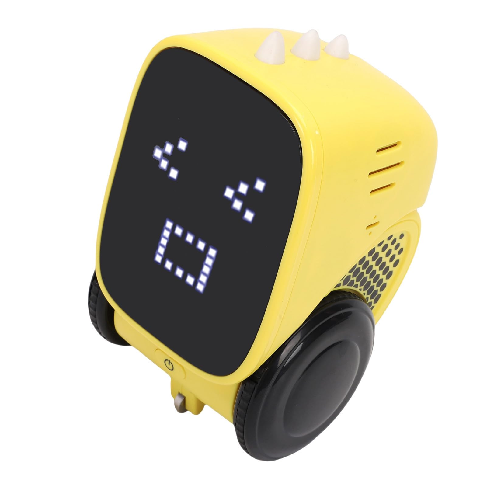 Robots de Juguete para niños, Robots Inteligentes interactivos Recargables, máquina de Cuentos táctil con función de programación y Control Remoto. (Yellow)