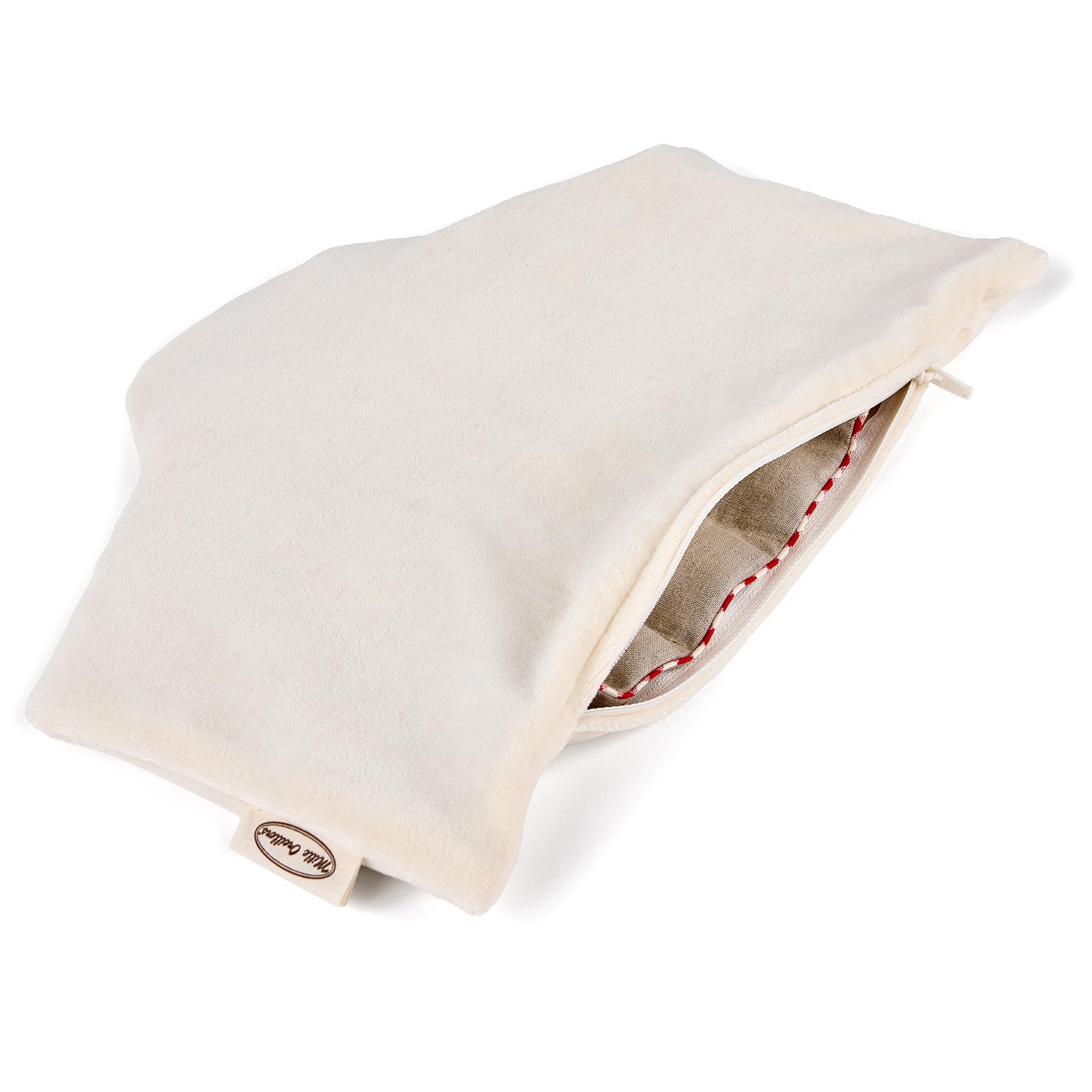 Bolsa de agua caliente femenina - Alivia naturalmente reglas dolorosas, dolor de vientre, dismenorrea - Semillas de lino - Mille Almohadas