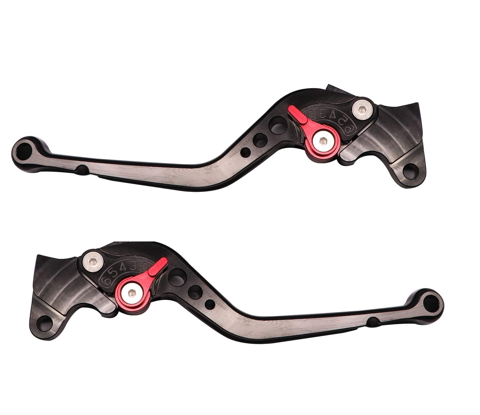 Meenu Arts Adjustable Clutch and Brake Lever CNC Aluminium (Honda Activa/Dio) Old Models-picture-31