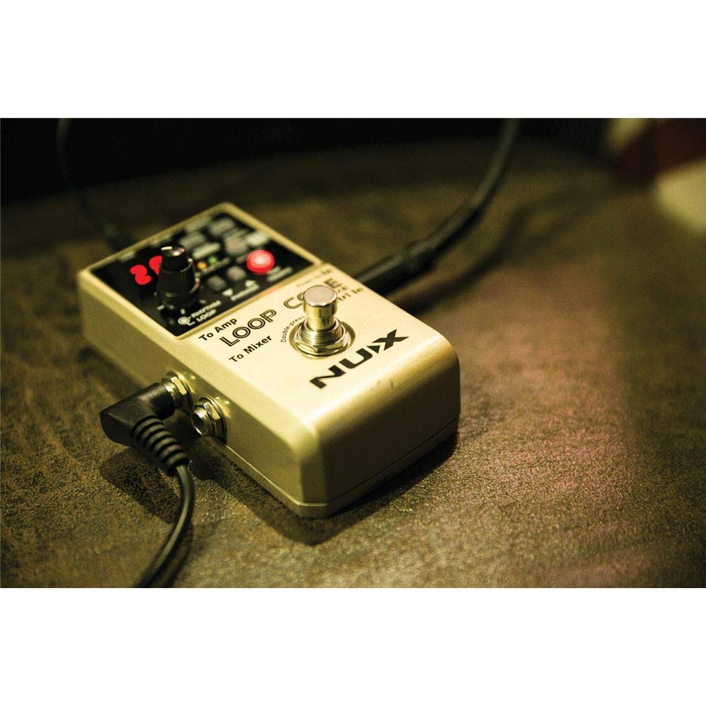 Nux Pedal Looper y caja de ritmos + pedal de 2 vías