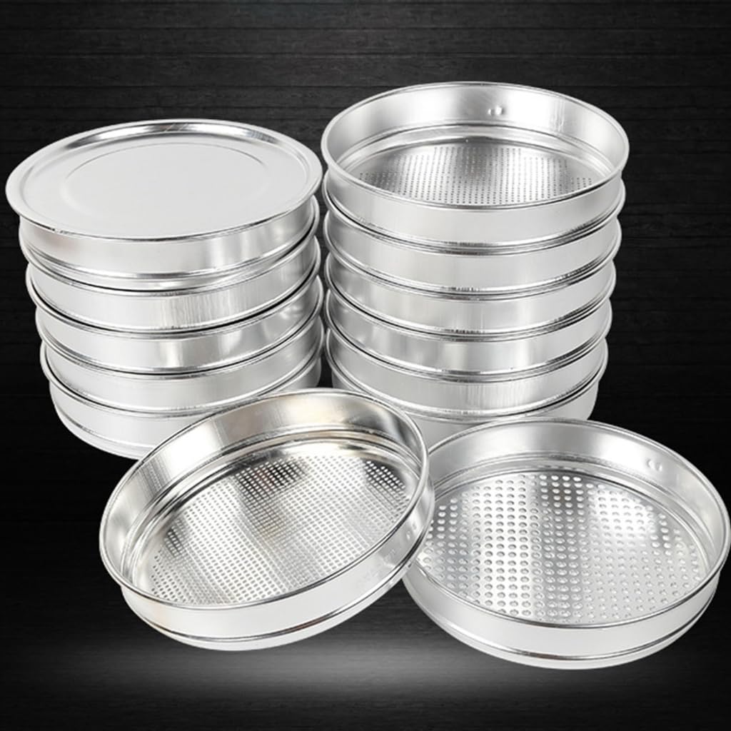 Tamiz multiusos de aluminio para cocina, malla fina, filtro de granos, diseño ergonómico, apto para lavavajillas, accesorio de cocina