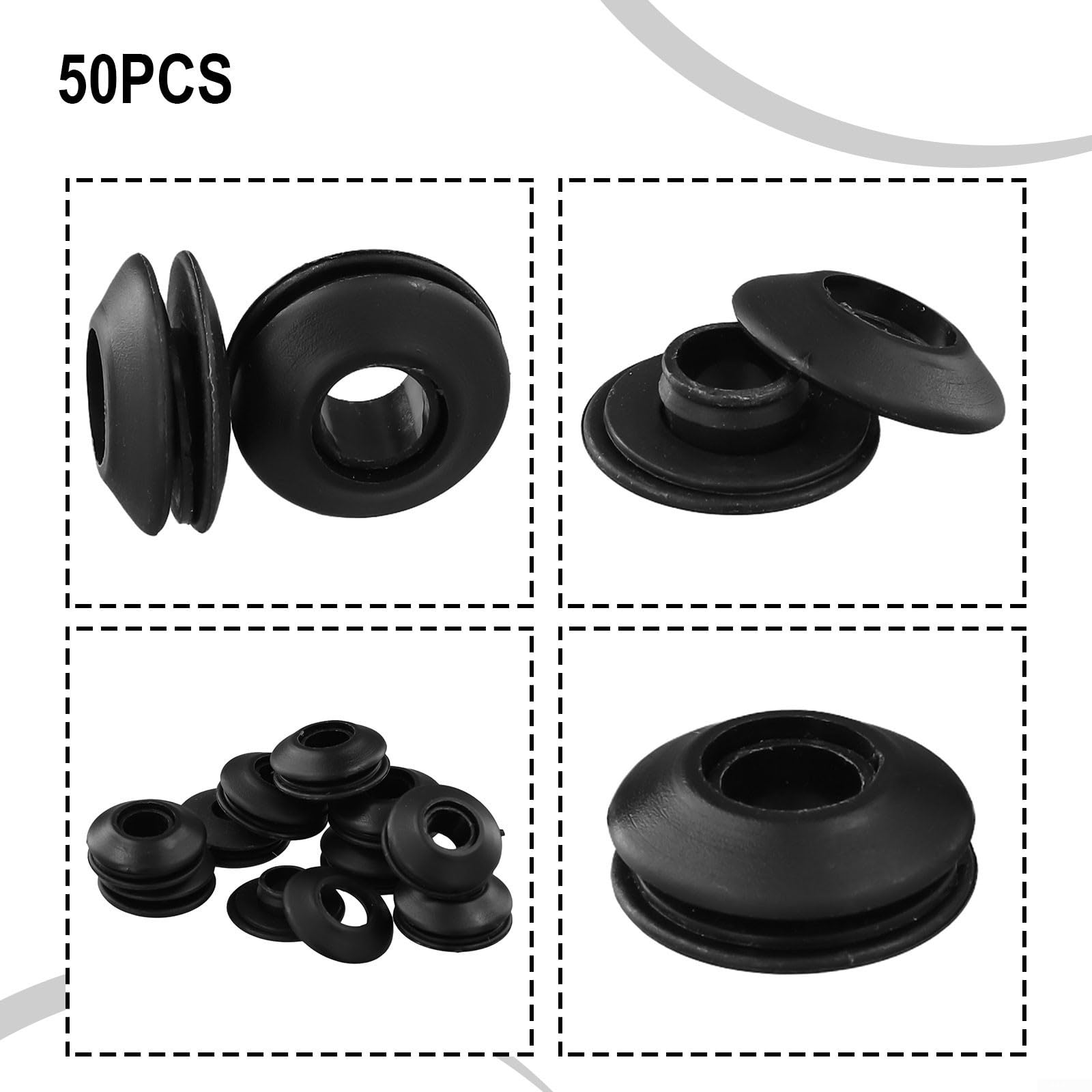 Solar Cover Fasteners Plastic Eyelets Set Round Eyelets Tarpaulin ...