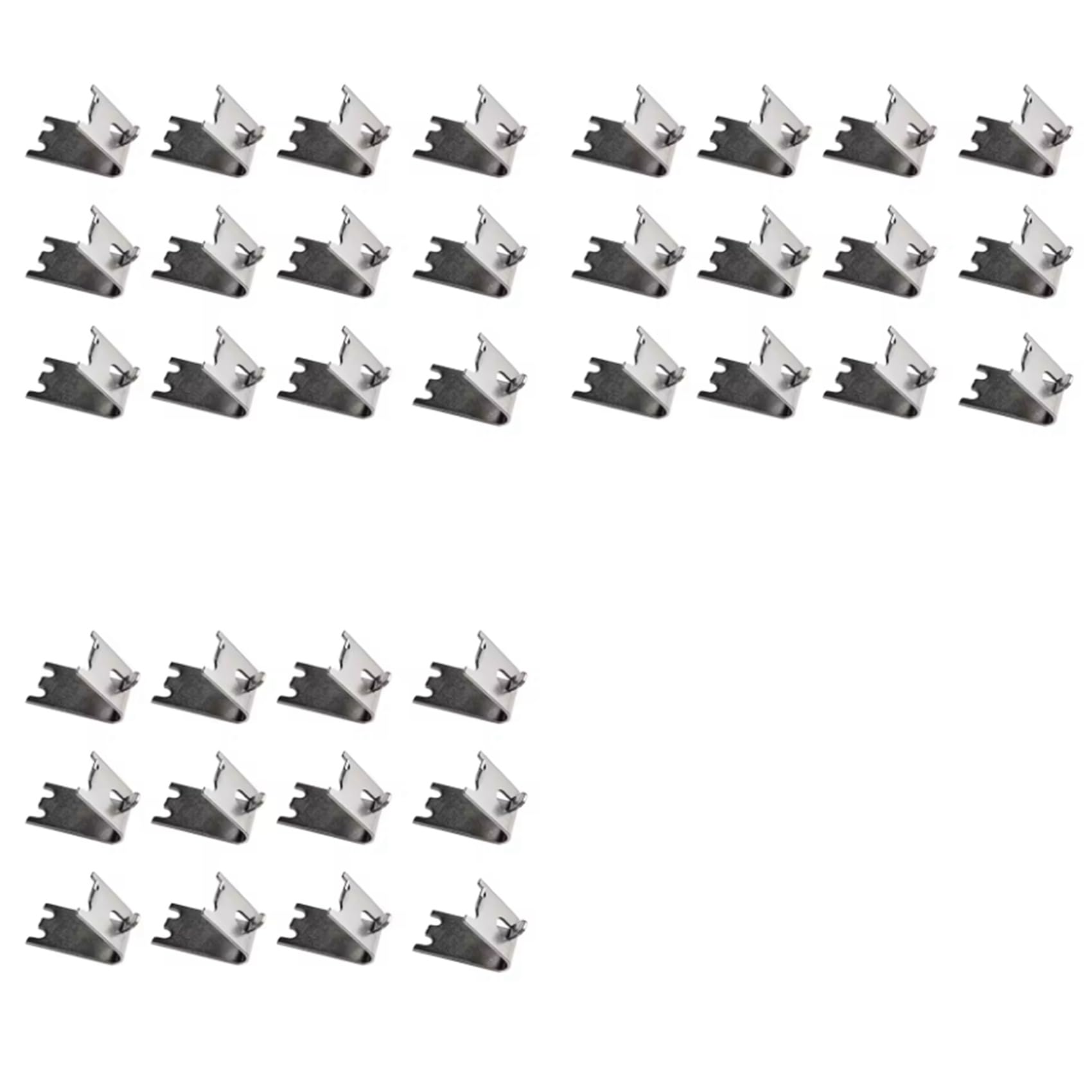 Hndhbfgrt 36PCS Commercial Freezer Shelf Clips Stainless Steel Refrigerator Shelf Support Clamp Bracket Shelves Parts