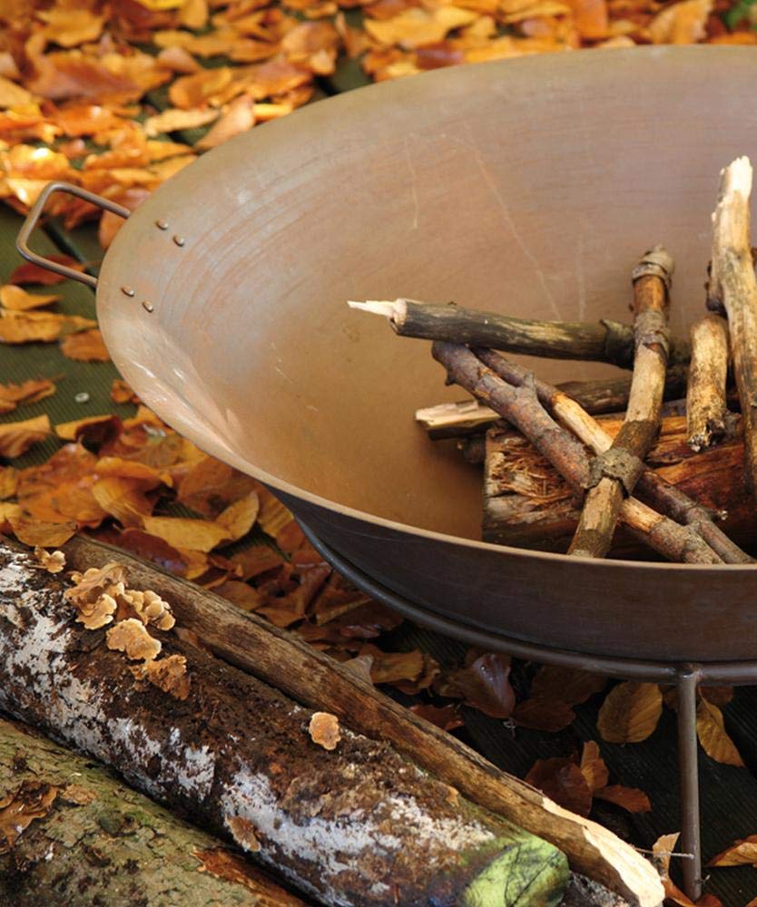 Siena Garden Braséro Effet Ancien 48 cm Marron Rouille