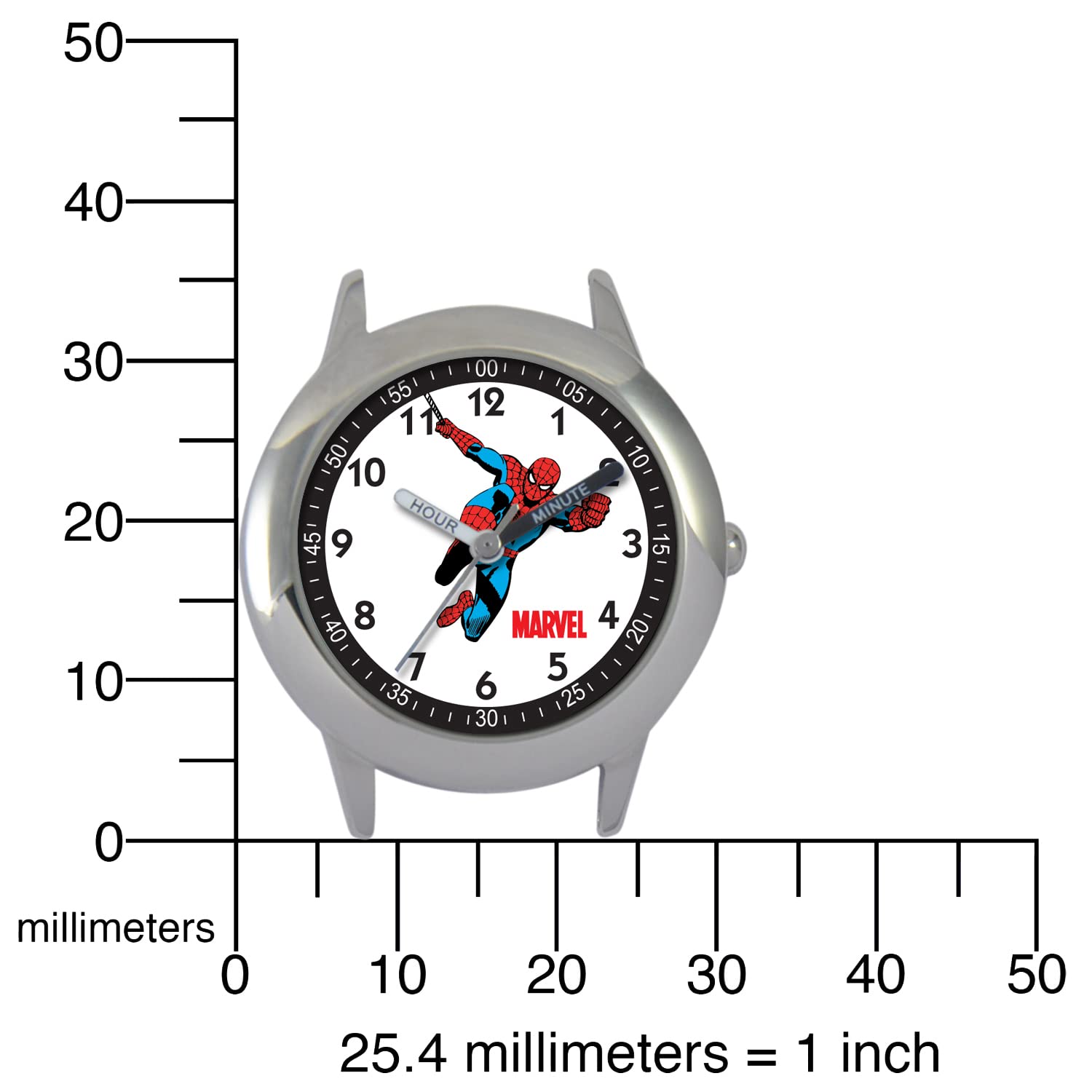 Disney by Ewatchfactory - W000115 - Montre Enfant - Quartz - Pédagogique - Bracelet Nylon Noir