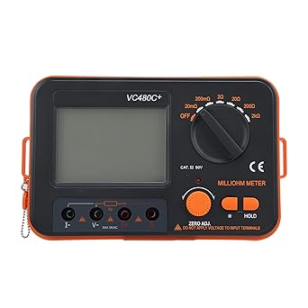 6?Gear Digital Milliohmmeter, 4?Wire Measurement DC Low Resistance Tester