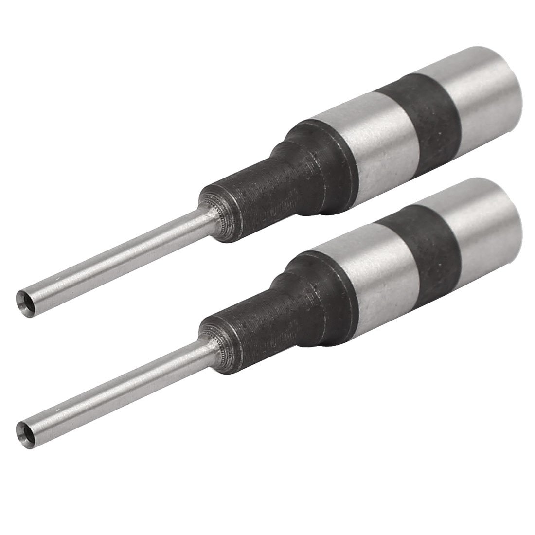 Aexit 3mmx70mm Straight Tool holder drill hole Punch Punching Machine Hollow Paper Drill Bit 2pcs Model:76as72qo100