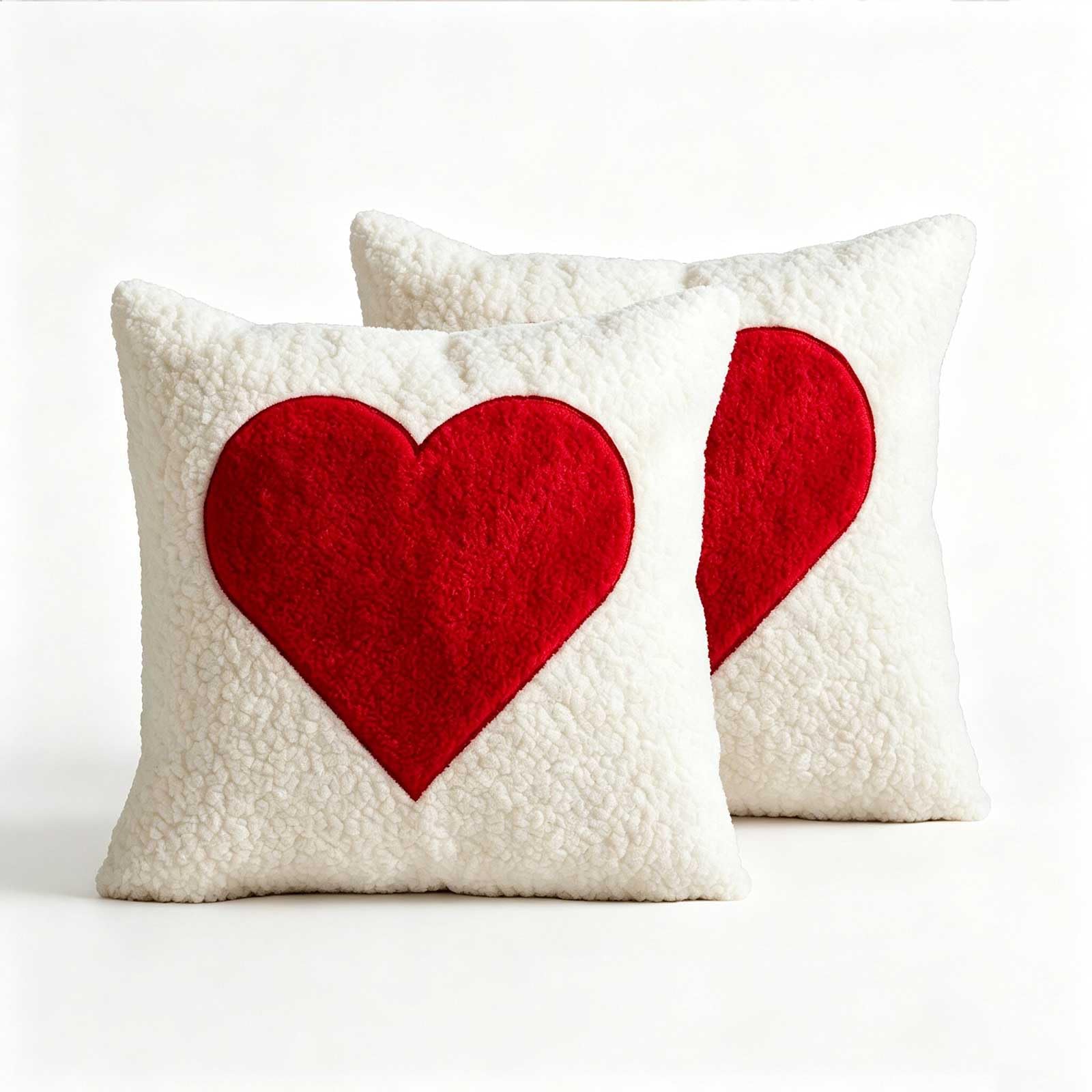 BCCIAPLN Decorative Square Throw Pillow Covers Valentine's Day Pillow Covers